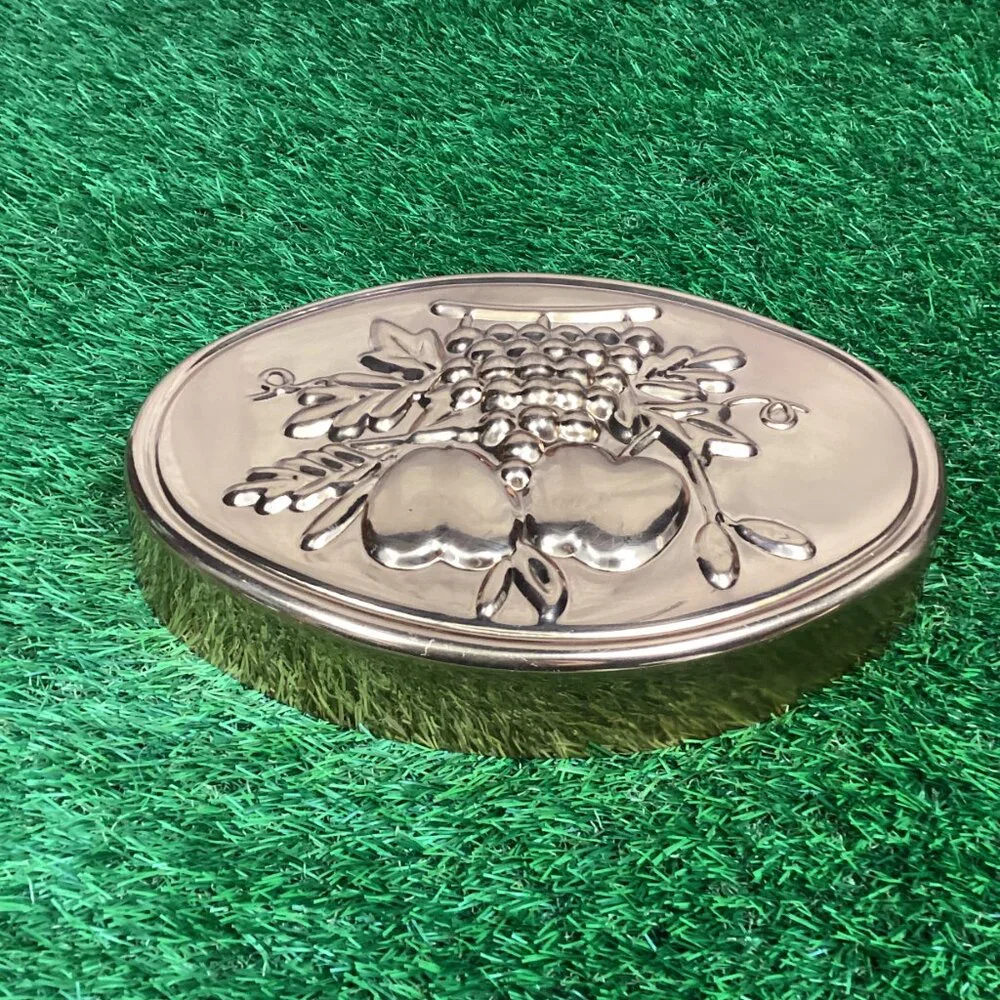 Copper Oval Cake Jello Mold